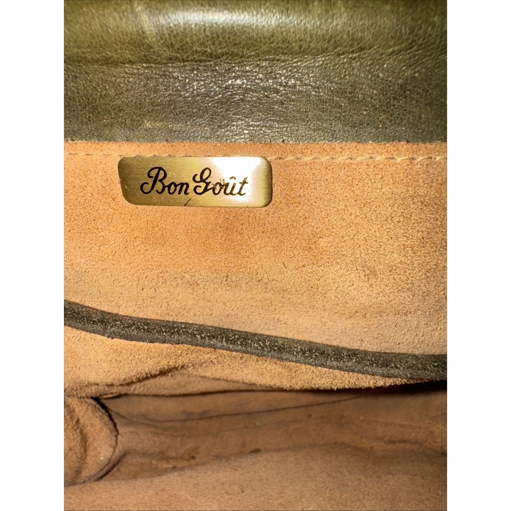 Vintage Brown/green Suede Silver Chain Paul Harris Purse‎ DenmarkGW995 - Picture 10 of 11